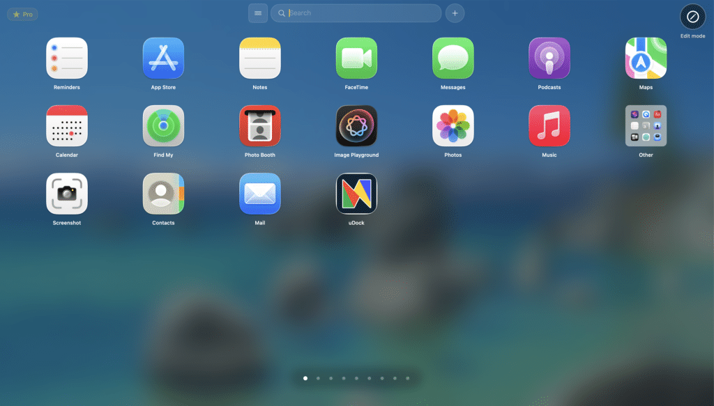 AppGrid visual application grid on macOS